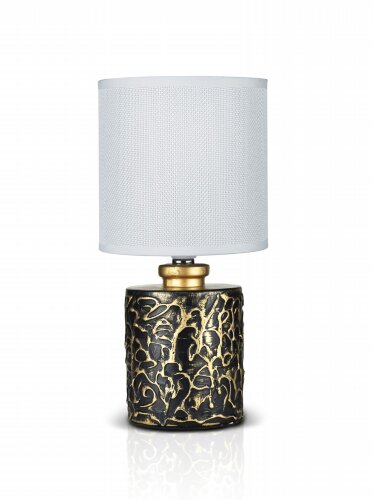 В-HS8513 black+white shade, размер: 130*130*275мм [01104595] В-HS8513 black+white shade, размер: 130*130*275мм (24) светильник настольный