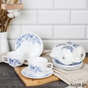 740234 (в уп.8шт.) - Чайный набор 12пр. 220мл. Цве [01109877]