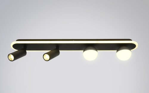 Х20650-2Q+2S-LB BK LED60W 3000-4000-6000K Dimmer ( [01104266] Х20650-2Q+2S-LB BK LED60W 3000-4000-6000K Dimmer (1) светильник потолочный