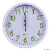 698399 (в уп.30шт.) - Часы настенные, круглые D=30 [01107028]