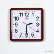 711970 (в уп.40шт.) - Часы настенные 26х26см. / 20 [01104691]