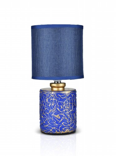 В-HS8513 d.blue+d.blue shade, размер: 130*130*275м [01104592] В-HS8513 d.blue+d.blue shade, размер: 130*130*275мм (24) светильник настольный