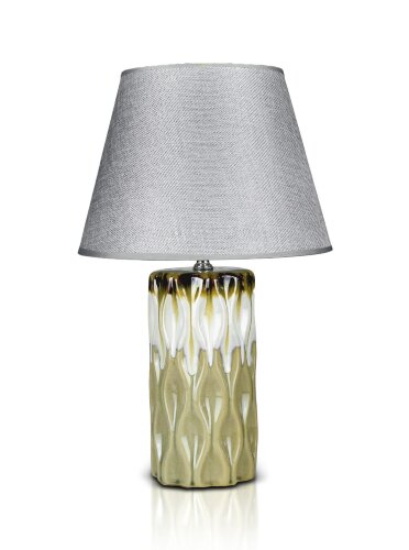 К-F642-8&quot; Grey+Grey shade H40см (24) светильник на [01090408] К-F642-8" Grey+Grey shade H40см (24) светильник настольный