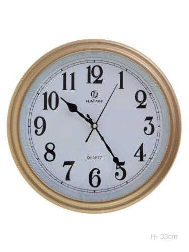 673367 (в уп.20шт.) - Часы настенные, круглые D=33 [01108939] 673367 (в уп.20шт.) - Часы настенные, круглые D=33см. /155S/, материал: пластик, стекло, металл.
