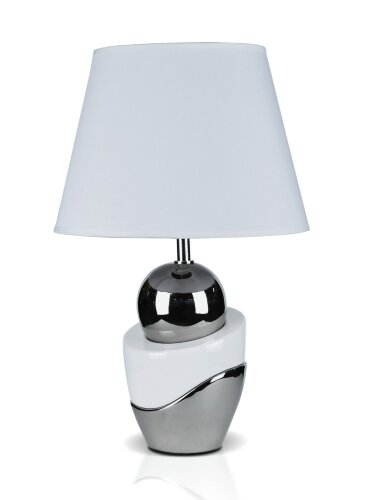 Д-JM1710 White+Sliver, размер: 300*300*500мм (6) с [01100519] Д-JM1710 White+Sliver, размер: 300*300*500мм (6) светильник настольный