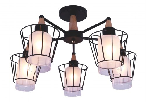 МС-MH39060/5 BK+FGD (4) светильник потолочный [01085676] МС-MH39060/5 BK+FGD (4) светильник потолочный