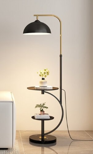 L9174 GD+BK H1650мм (1) светильник напольный [01110561] L9174 GD+BK H1650мм (1) светильник напольный