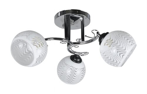 ДС9910B/3 CR+BLK (4) светильник потолочный [01100062] ДС9910B/3 CR+BLK (4) светильник потолочный