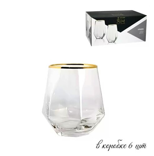 121-005 (в уп.4наб.) - Набор из 6 стаканов 250мл, [01107150] 121-005 (в уп.4наб.) - Набор из 6 стаканов 250мл, в под.упак., материал: стекло.