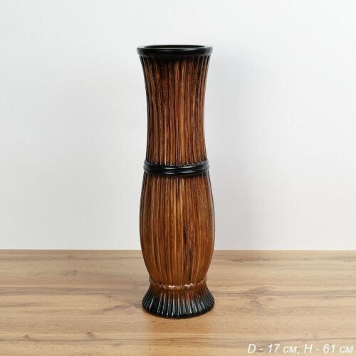 715827 (в уп.8шт.) - Ваза  H=61см, D=17см. / FRE-1 [01105596] 715827 (в уп.8шт.) - Ваза  H=61см, D=17см. / FRE-17 /, материал: керамика.