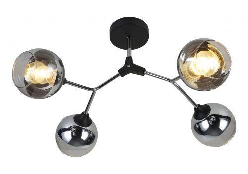 МС-XA1427/4 BK+CR (4) светильник потолочный [01102355] МС-XA1427/4 BK+CR (4) светильник потолочный