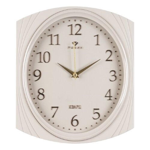 2832-006 (10) Часы настенные прямоугольные 27,5х31 [01106356] 2832-006 (10) Часы настенные прямоугольные 27,5х31,5 см, корпус хаки "Классика" Рубин