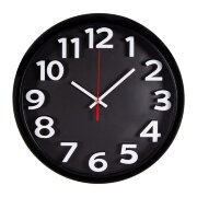 3200-004 (10) Часы настенные круг d=32см, корпус ч [01108902]