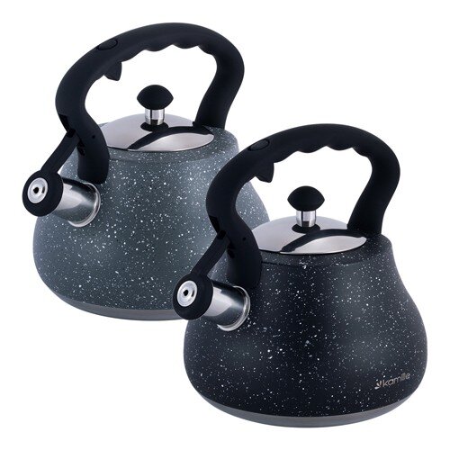 372527-РСВ (в уп.1шт.) - Чайник 2,7л из нержавеюще [01108278] 372527-РСВ (в уп.1шт.) - Чайник 2,7л из нержавеющей стали со свистком и бакелитовой ручкой (1091)