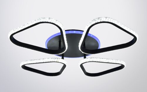 Х20701/4+1M BK подсветка RGB LED 80W 3000K-4000K-6 [01104241] Х20701/4+1M BK подсветка RGB LED 80W 3000K-4000K-6000K диммер (5) светильник потолочный