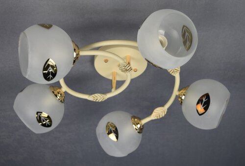 Щ6905/5 (4) YL+FG АКЦИЯ светильник потолочный [01072964] Щ6905/5 (4) YL+FG АКЦИЯ светильник потолочный