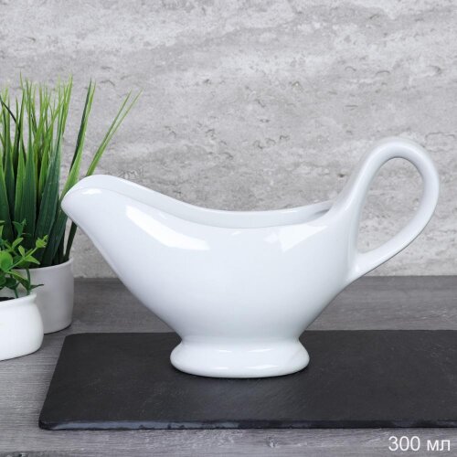 722752 (в уп.30шт.) - Соусник 300мл. / HY-100 /, м [01106173] 722752 (в уп.30шт.) - Соусник 300мл. / HY-100 /, материал: фарфор.