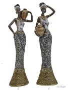 667946 (в уп.24шт.) - Статуэтка Африканка 31см. / [01107026]