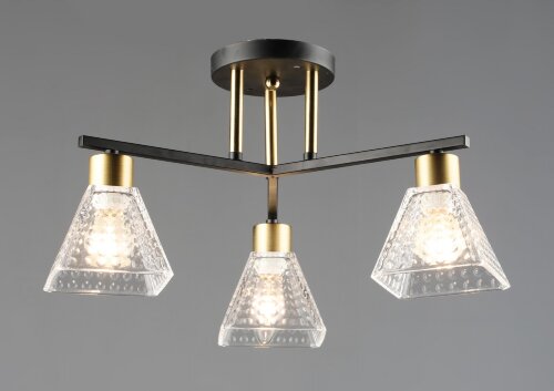 ВР-N7037/3 BK+COP D445*H240 мм (6) светильник пото [01110157] ВР-N7037/3 BK+COP D445*H240 мм (6) светильник потолочный