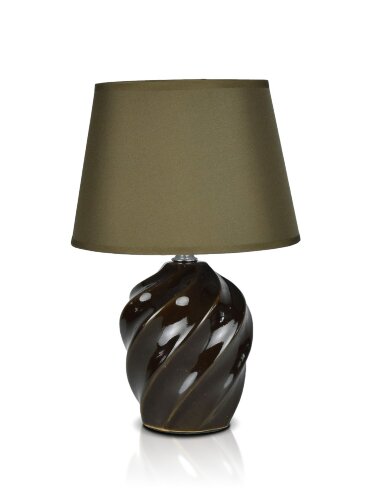 А-LE519 Brown+Brown абажур, размер: 200*200*300мм [01103443] А-LE519 Brown+Brown абажур, размер: 200*200*300мм (24) светильник настольный