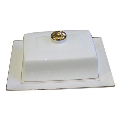 88670-РСВ (в уп.1шт.) - Масленка (СS) S606820-A Сн [01104608] 88670-РСВ (в уп.1шт.) - Масленка (СS) S606820-A Снежная королева /з, материал: керамика.