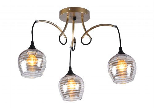 МС-XA1117B/3 GD+BK (6) светильник потолочный [01103791] МС-XA1117B/3 GD+BK (6) светильник потолочный