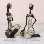 699700 (в уп.24шт.) - Статуэтка Африканка 10,5х12, [01110329]