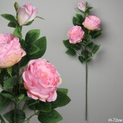 739915 (в уп.24шт.) - Цветок искусственный Роза пи [01109659]