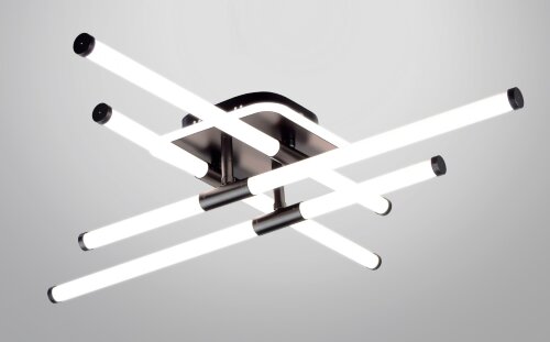 Х-FX60268B/4+1 BK 70W 3000-6000K Dimmer 730*730*11 [01110819] Х-FX60268B/4+1 BK 70W 3000-6000K Dimmer 730*730*110 мм (1) светильник потолочный