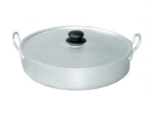 40157 (в уп.5шт.) - Сковорода 34см. для грибов с к [01110296] 40157 (в уп.5шт.) - Сковорода 34см. для грибов с крышкой (Калитва) 12342, материал: алюминий.