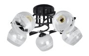 ДС7307/5 BLK (4) светильник потолочный [01099973]
