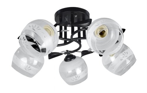 ДС7307/5 BLK (4) светильник потолочный [01099973] ДС7307/5 BLK (4) светильник потолочный