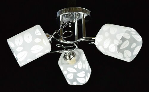 ДС75765B/3 CR (4) светильник потолочный [01087665] ДС75765B/3 CR (4) светильник потолочный