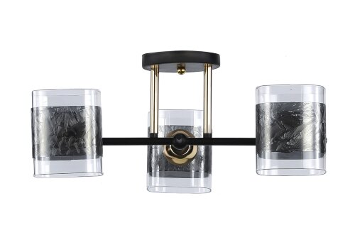 Д8035/3 BK+FG (6) светильник потолочный [01103364] Д8035/3 BK+FG (6) светильник потолочный