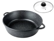 ж7128аг (в уп.5шт.) - Жаровня (28*9,5см) Гранит с [01110852]