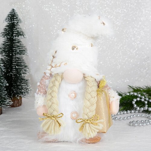 712996 (в уп.100шт.) - Фигурка Гном светодиодный 1 [01110674] 712996 (в уп.100шт.) - Фигурка Гном светодиодный 16x8x38см. / B116 /, материал: текстиль, пластик.