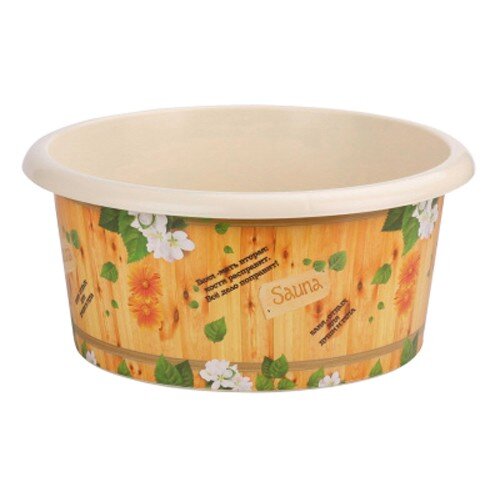 179327-РСВ (в уп.10шт.) - Таз 10л."Банный день" М2 [01090531] 179327-РСВ (в уп.10шт.) - Таз 10л."Банный день" М2555