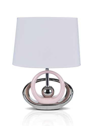 Д-JM2564 White+Sliver+Pink, размер: 280*195*370мм [01100521] Д-JM2564 White+Sliver+Pink, размер: 280*195*370мм (6) светильник настольный