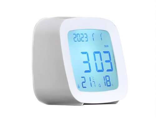 2306X бел W (в кор.1шт.) - Электронные часы с голу [01109040] 2306X бел W (в кор.1шт.) - Электронные часы с голубой подсветкой. Подсвечивает экран при нажатии клавиши. Будильник, таймер, термометр и гигрометр.Календарь, год, месяц, день недели, число.Питание 3 батарейки ААА.Поставляется без элементов питания. Габариты: 80х80х45 мм.