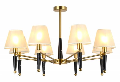 MDGD40618/8 BRASS, D820*H480мм, E14*8*40W, (1) све [01109193] MDGD40618/8 BRASS, D820*H480мм, E14*8*40W, (1) светильник потолочный