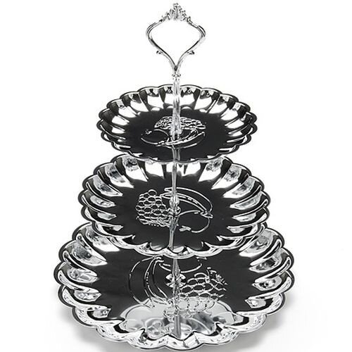 275483-РСВ (в уп.1шт.) - Конфетница мет. 3-х ярусн [01026507] 275483-РСВ (в уп.1шт.) - Конфетница мет. 3-х ярусная MB (х24) (х20) "MAYER & BOCH" 20213