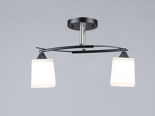 ВР-K2351/2 BK+CH L430*W120*H260мм (10) светильник [01109604] ВР-K2351/2 BK+CH L430*W120*H260мм (10) светильник потолочный