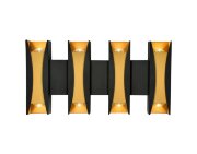 Х-B20915/8 Black+Gold LED 8*1W 4000K (10) светильн [01103651]