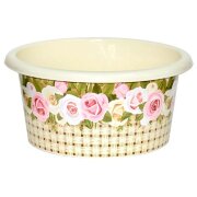 452723-РСВ (в уп.10шт.) - Таз 10л круглый с декоро [01101855]