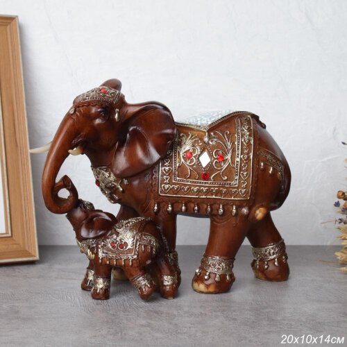 736275 (в уп.24шт.) - Статуэтка Слоны  20х10х14см. [01107753] 736275 (в уп.24шт.) - Статуэтка Слоны  20х10х14см. / 6062 /, материал: полистоун.