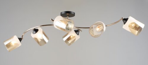 ВР-K2390/6 COP+BK L1100*W400*H220 мм (4) светильни [01110170] ВР-K2390/6 COP+BK L1100*W400*H220 мм (4) светильник потолочный