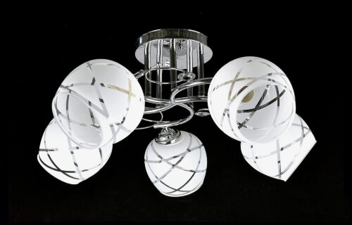 ДС9877B/5 CR (4) светильник потолочный [01101668] ДС9877B/5 CR (4) светильник потолочный