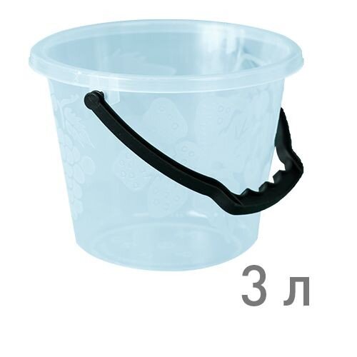 282715-РСВ (в уп.30шт.) - Ведро "ФРУКТОВОЕ" 3л. пр [01090571] 282715-РСВ (в уп.30шт.) - Ведро "ФРУКТОВОЕ" 3л. прозрачное (г.Пятигорск)