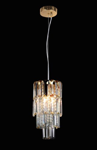 БЖ6178/2 GD (1) D150*H380мм E14*2 светильник потол [01108686] БЖ6178/2 GD (1) D150*H380мм E14*2 светильник потолочный